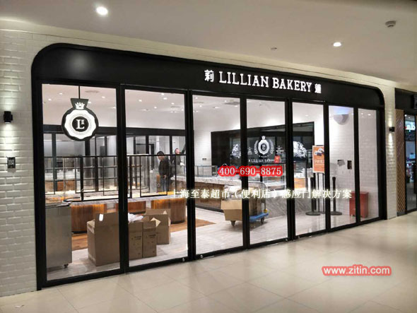 便利店自动感应门案例 1