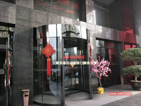 大厦酒店旋转门案例 3